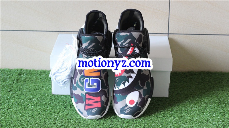 Pharrell Williams NMD Human Race Camo Bape